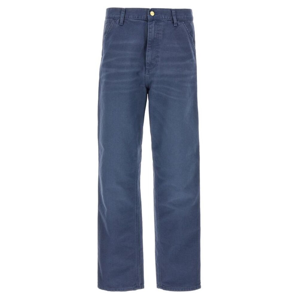 Carhartt Wip Blue Organic Cotton Casual Men's Pants